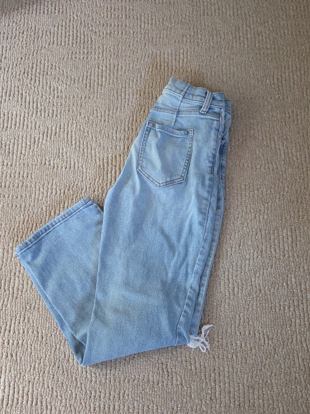 Sneak Peek Light Blue Straight-Leg Jeans